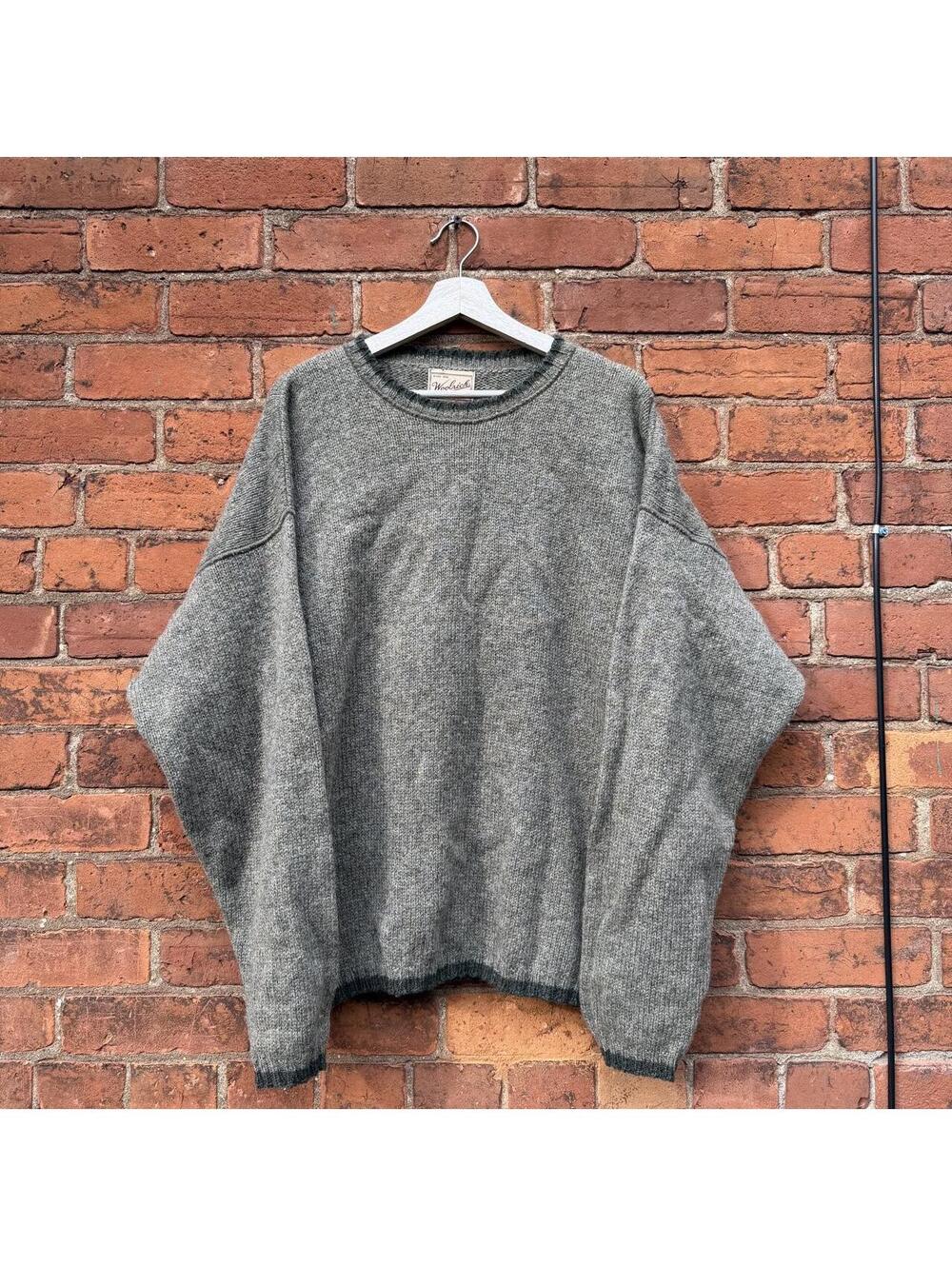 vintage USA made woolrich wool knit sweatshirt 90s XL